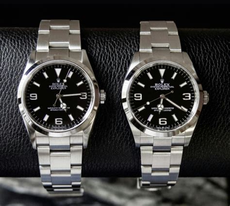 rolex explorer 114270 vs 124270|rolex explorer 124270 lug width.